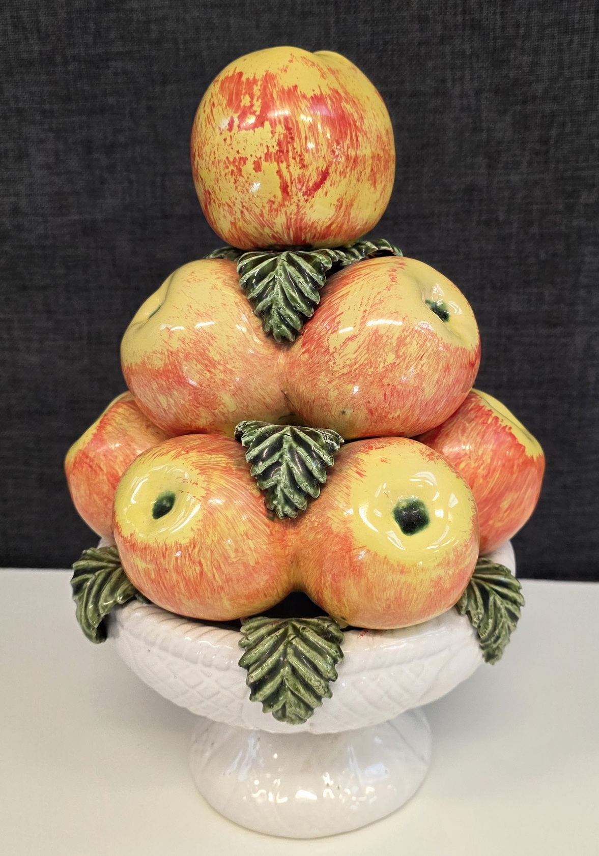 A Majolica Fruit Bowl